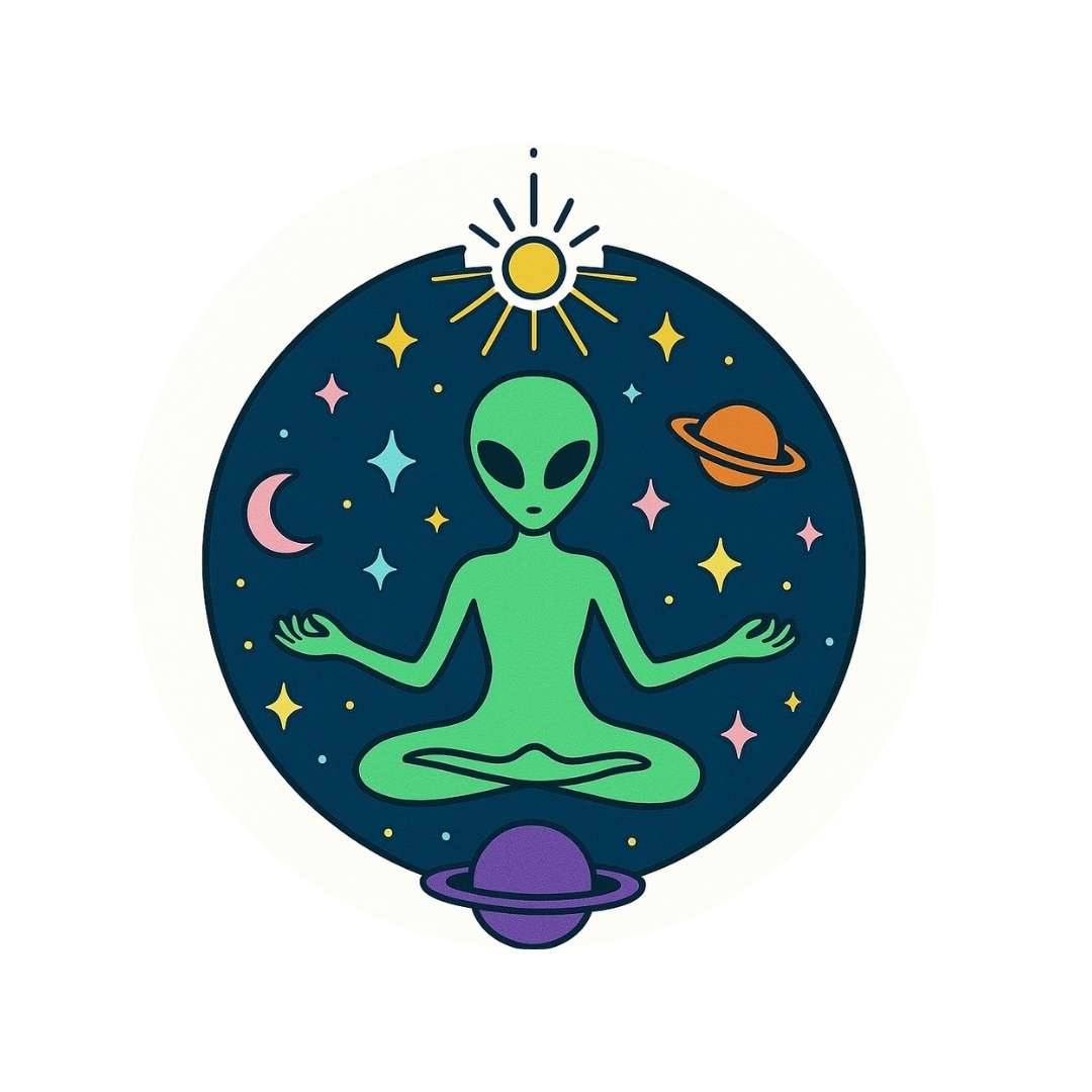 Alien meditando